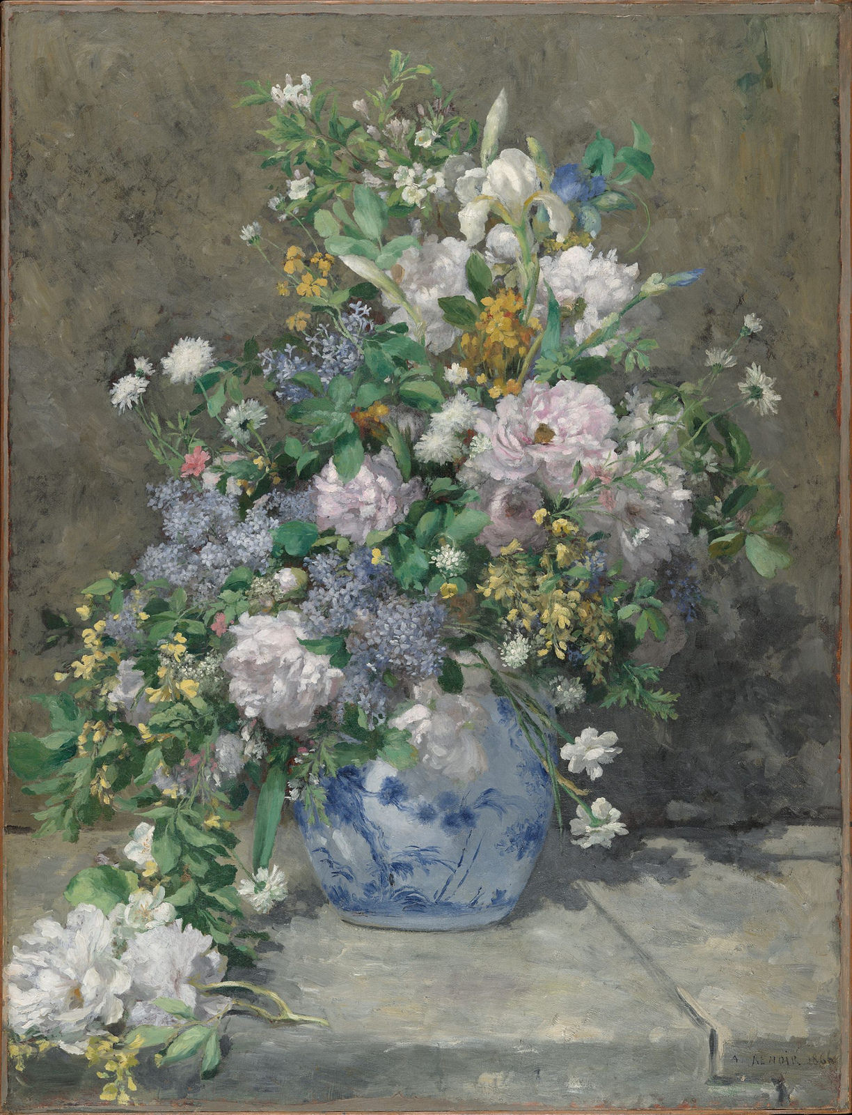 Spring Bouquet by Pierre-Auguste Renoir, 1866