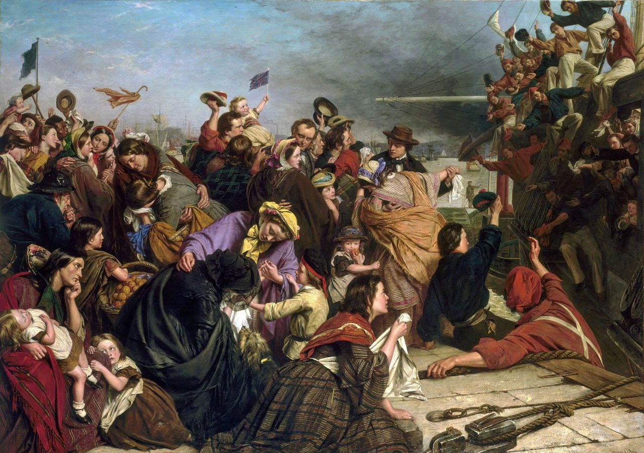 The Parting Cheer, by Henry Nelson O'Neil, 1861
