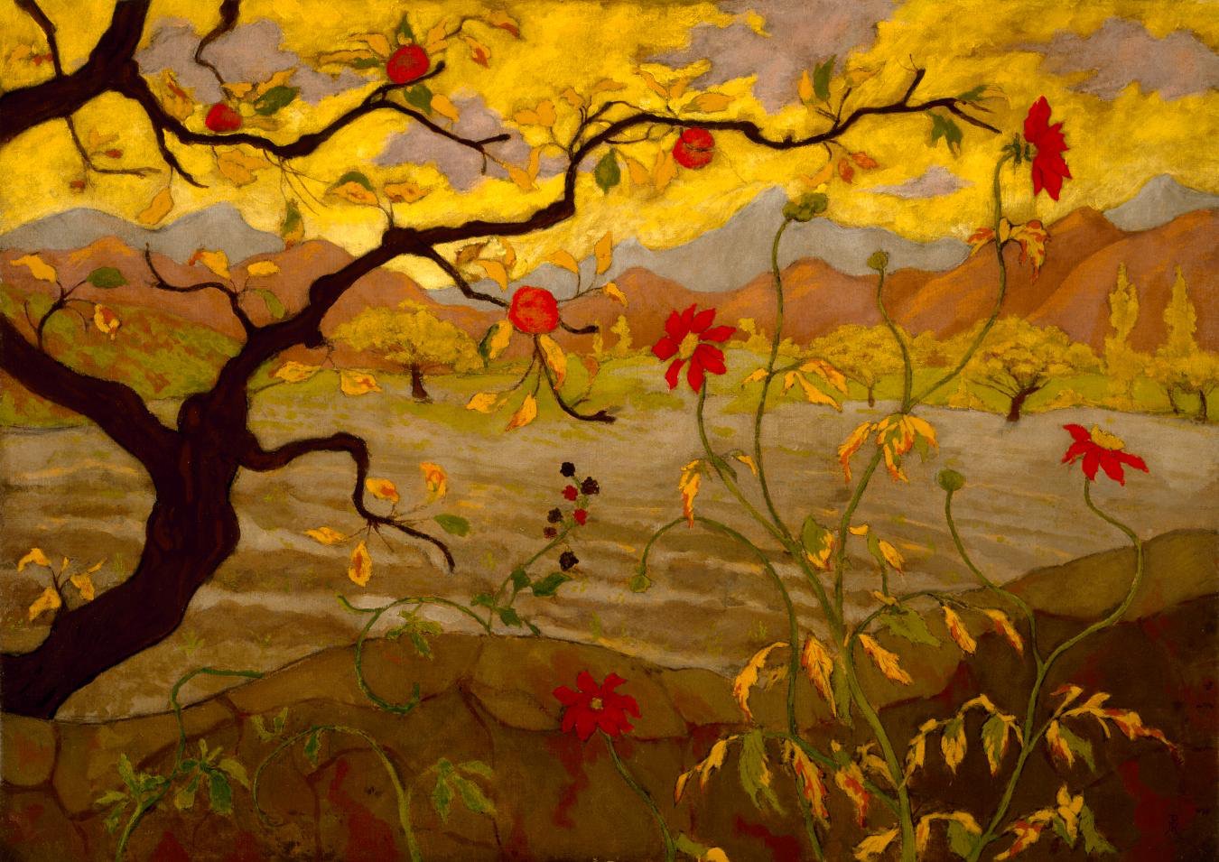 Apple Tree with Red Fruit, by Paul Ranson, circa 1902