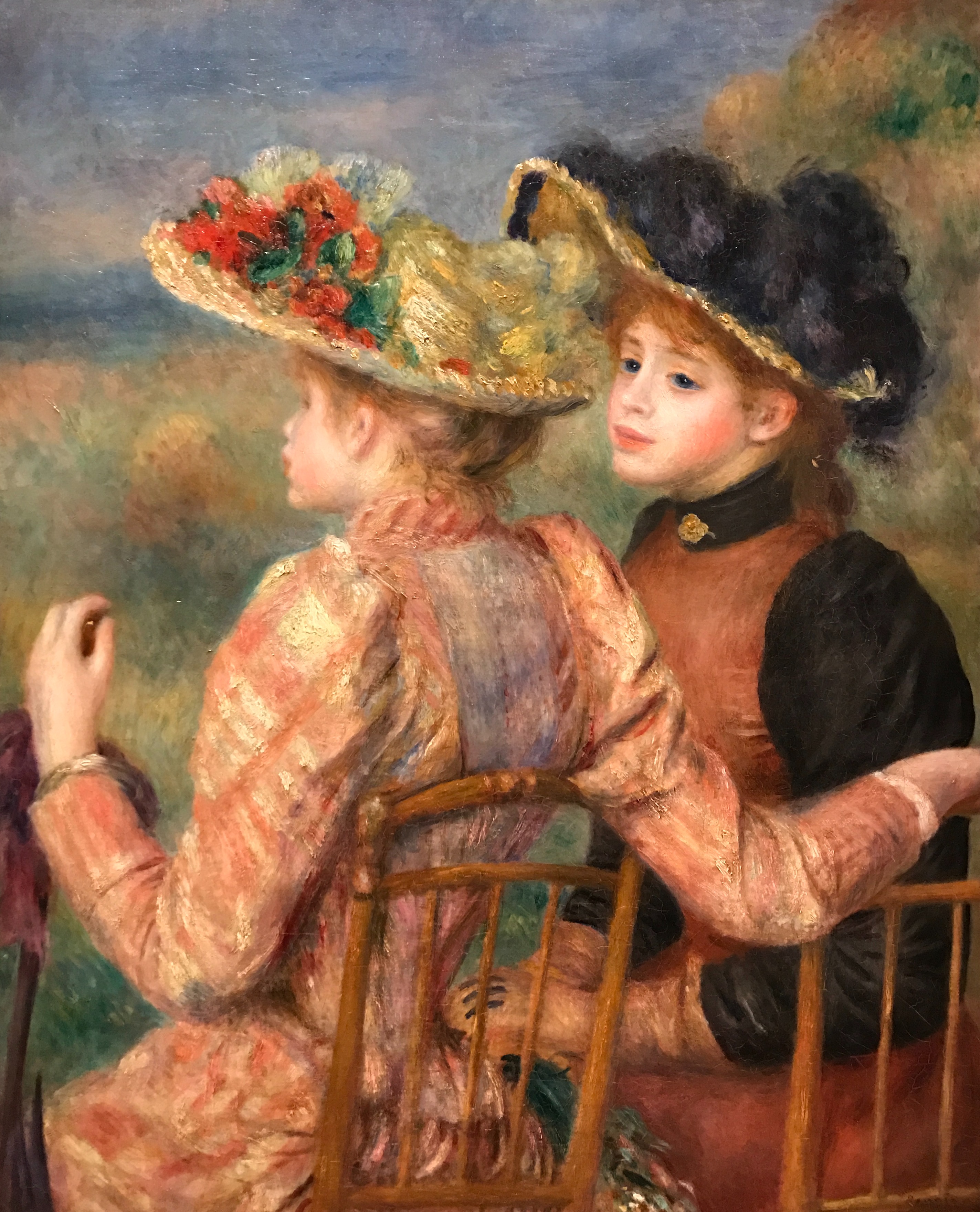 Two Girls by Pierre-Auguste Renoir, circa 1892, my photo
