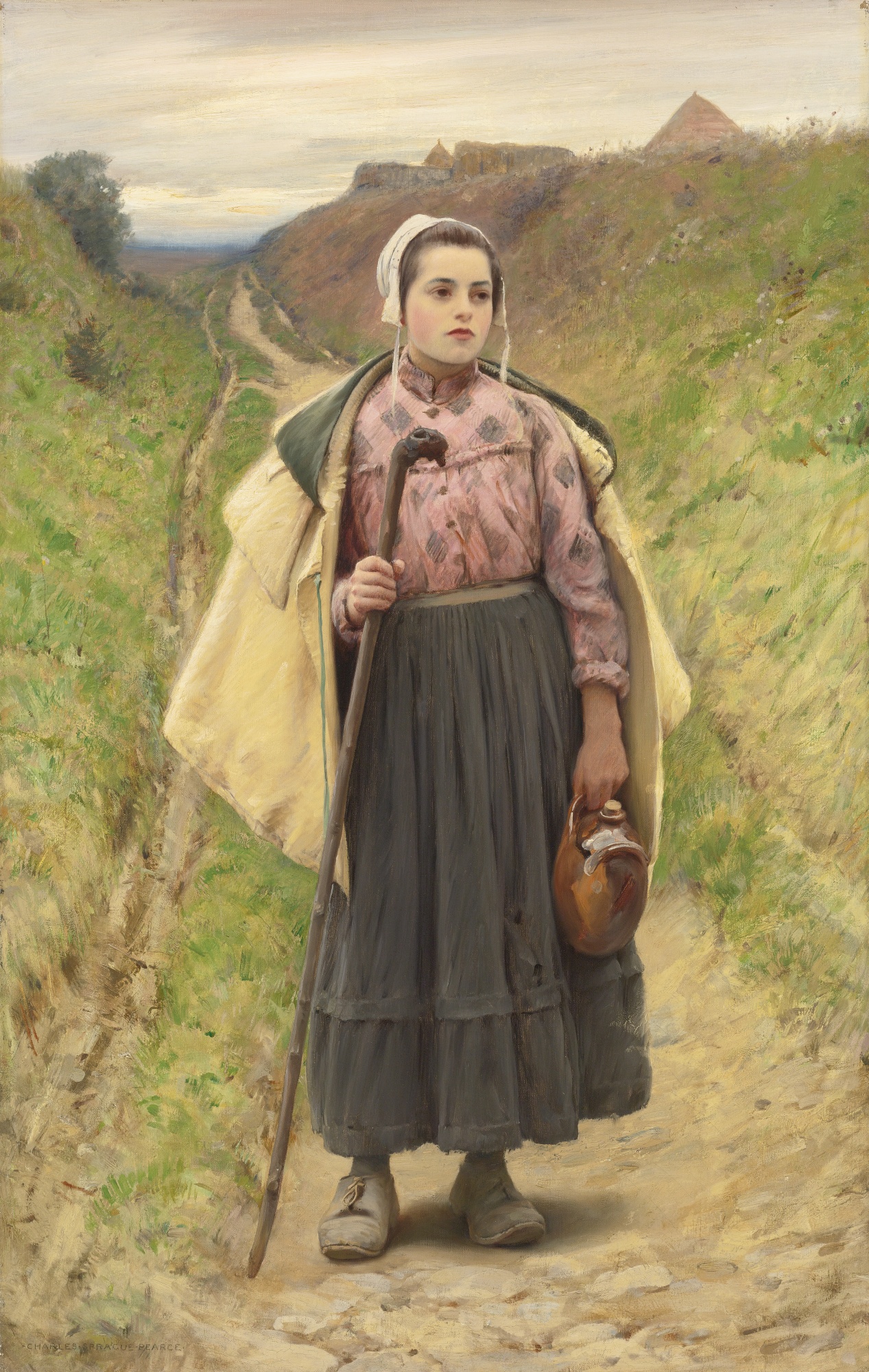 On the Path, by Charles Sprague Pearce
