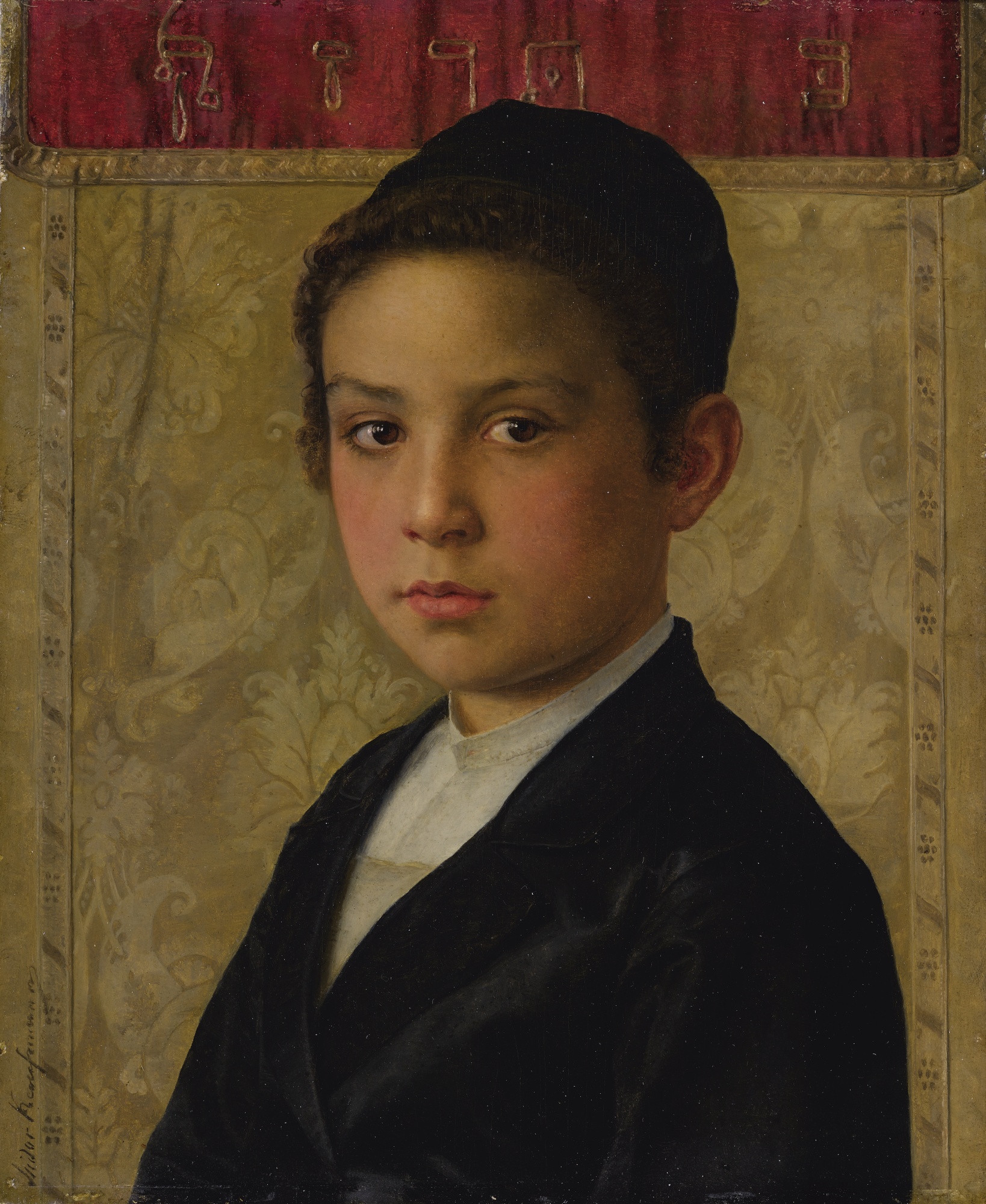 Portrait of a Boy, by Isidor Kaufmann