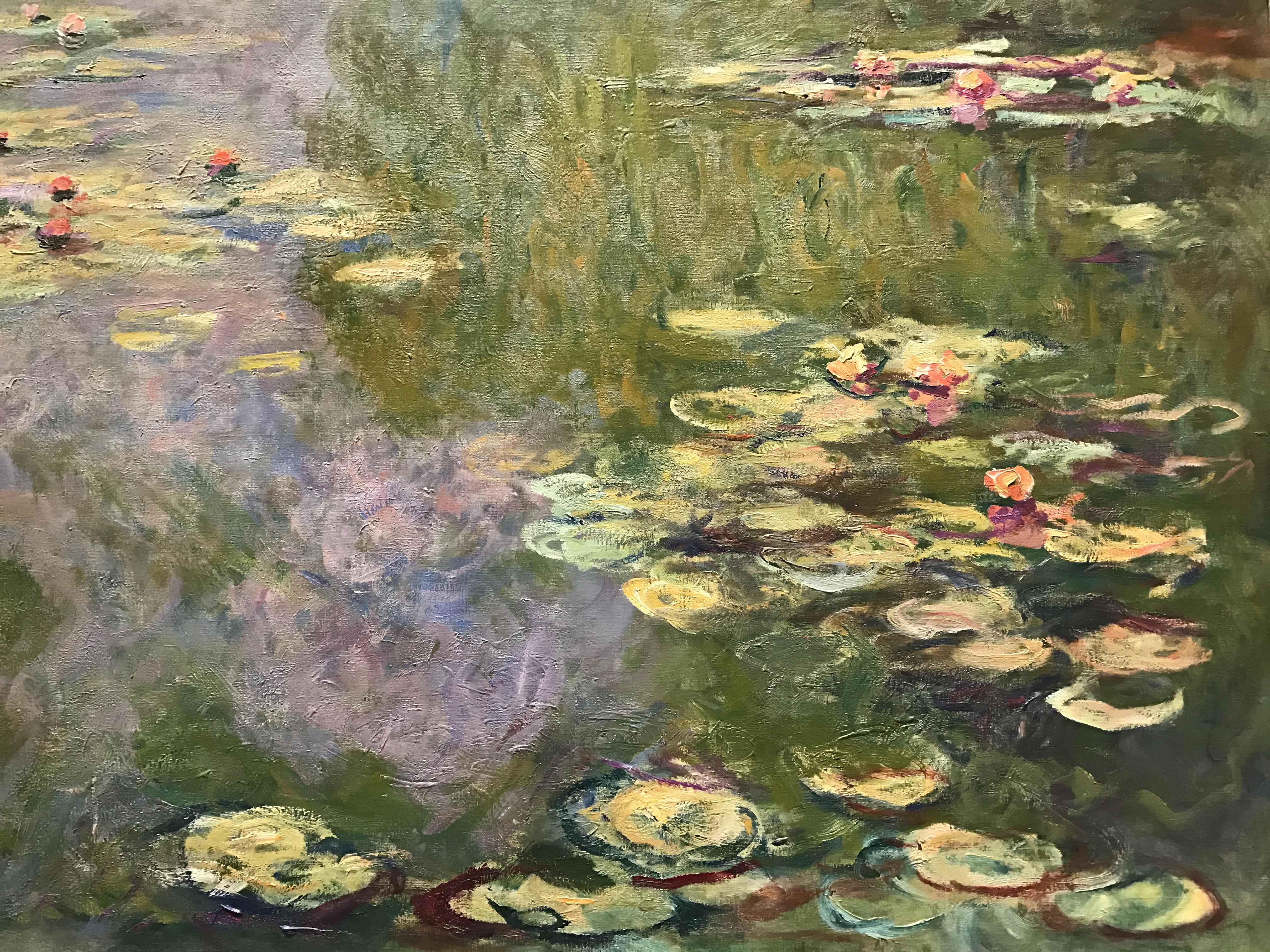 Water Lilies by Claude Monet, 1919, my photo