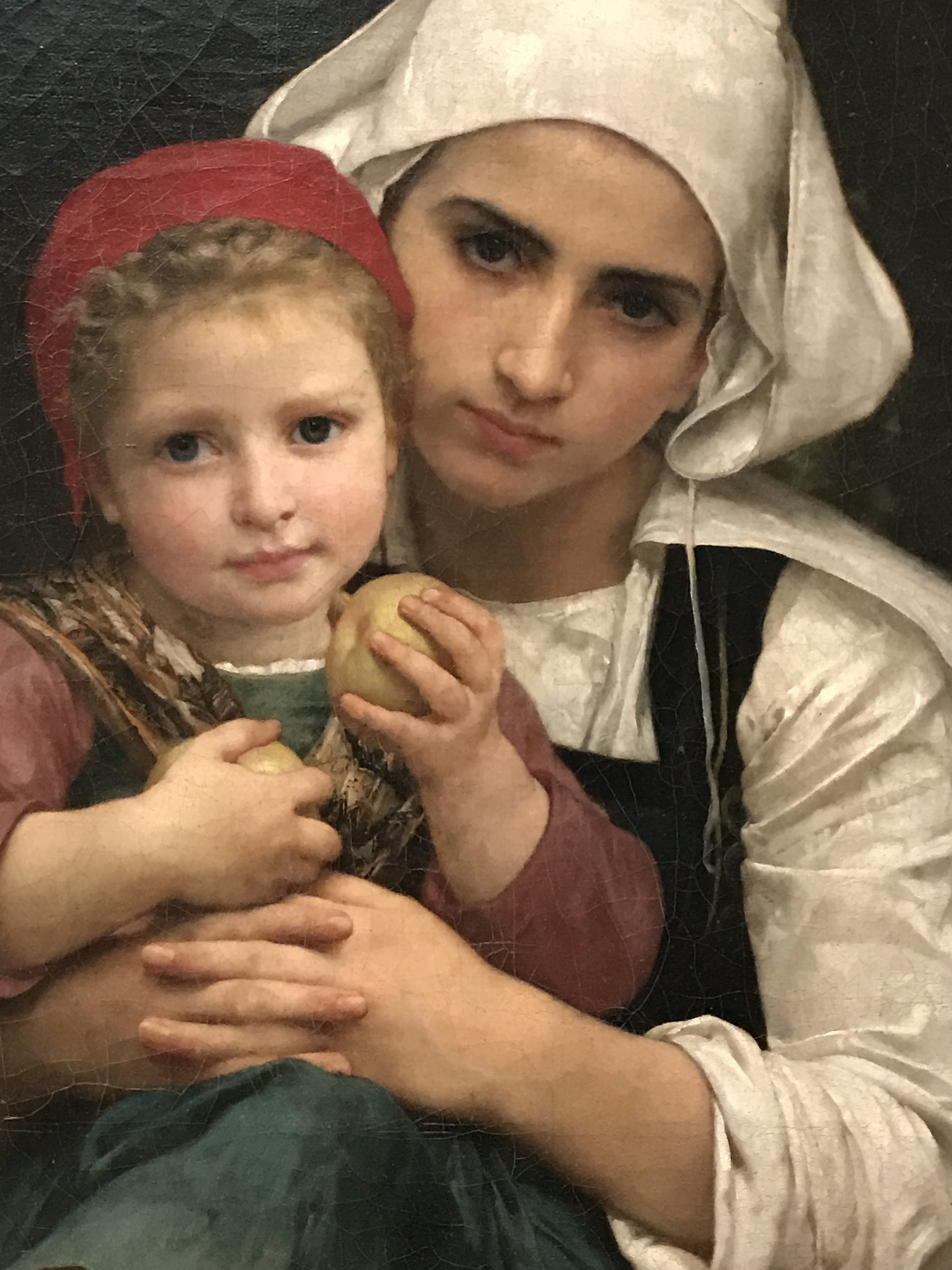 Breton Brother and Sister, by William Bouguereau, 1871, my photo