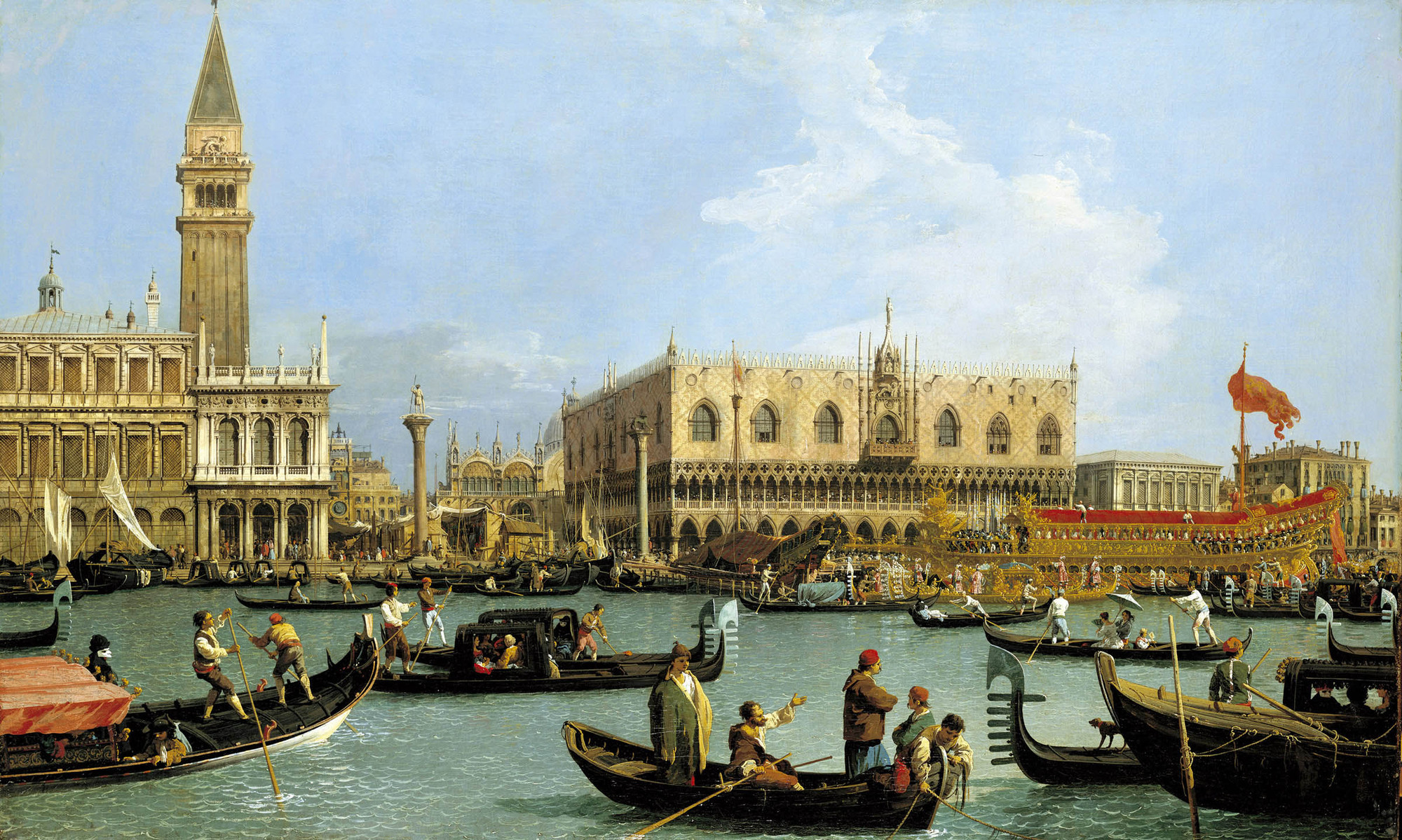 The Bacino di San Marco on Ascension Day, circa 1733-4